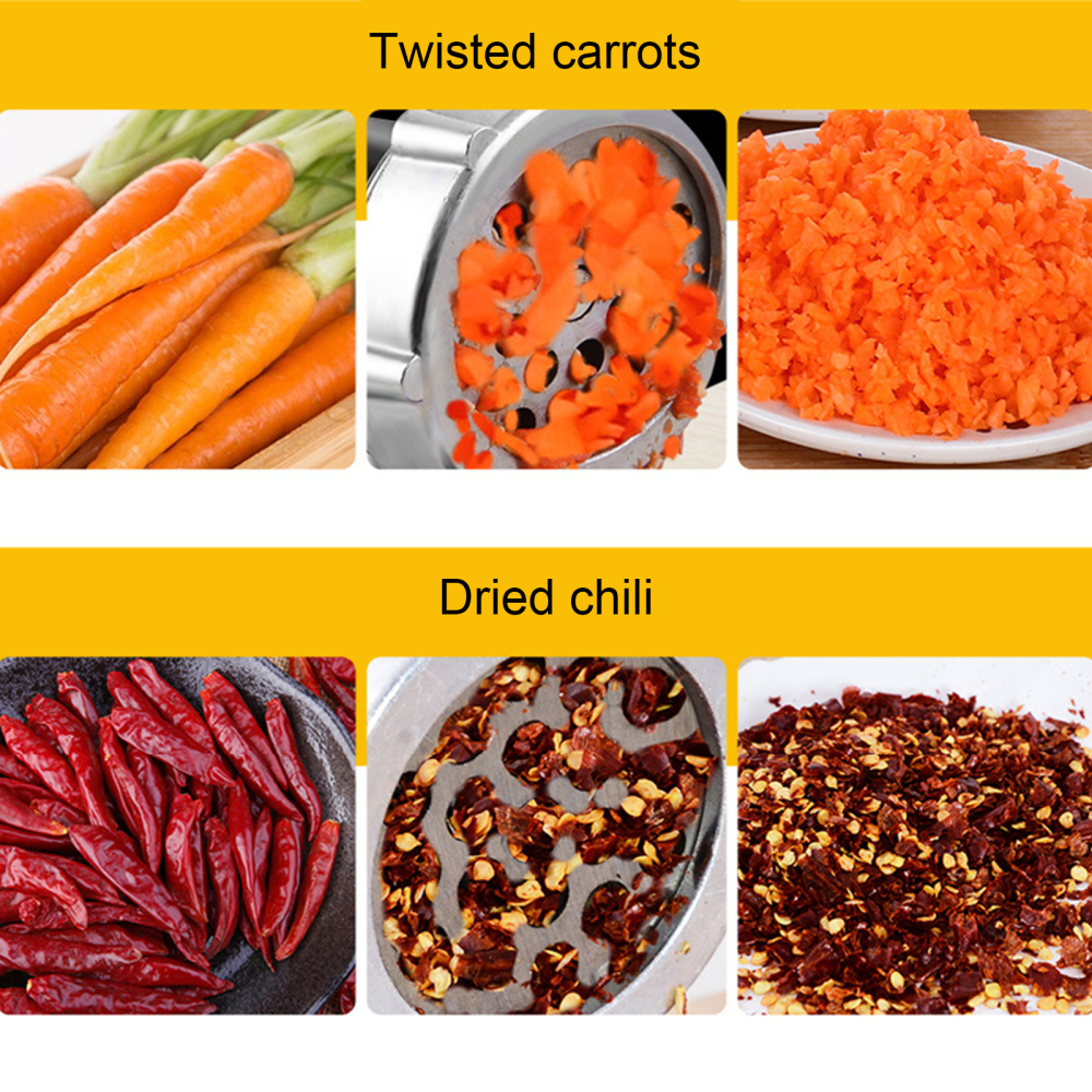 Grinder Chopped Pepper Hand-crank Aluminum Alloy Household Kitchen Tools Multifunctional Useful Sausage Machine