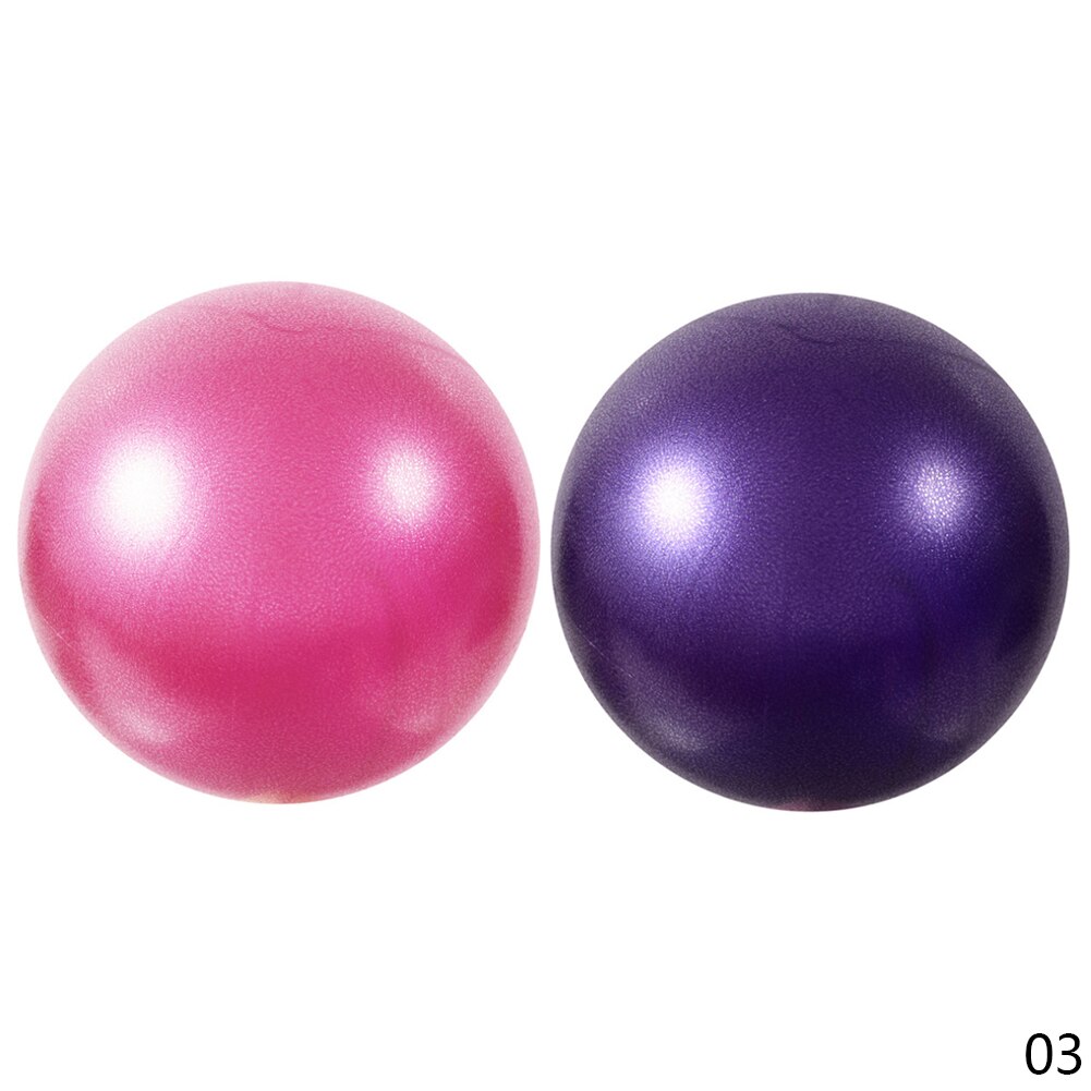 2Pcs Pilates Ball 20cm Small Bender Ball for Yoga Core Training Physical Therapy Improves Balance Home Gym Fitness Equipment: Purple Pink