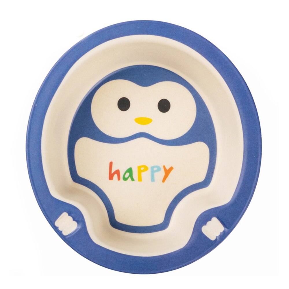 Bol Ramen en en Fiber de bambou, Kawaii, à nouilles, pour enfants, bébés, vaisselle de table: Penguin