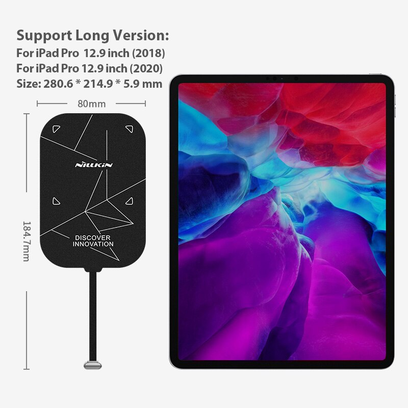 NILLKIN For iPad Pro 11 case Magnetic PU Leather Flip Cover PC back cover smart for iPad Pro 12 9 case with Protector: Wireless Receiver 12