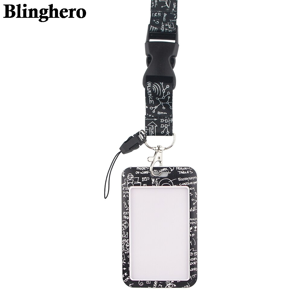 CB112 Math Formula Neck Strap Lanyard keychain Cell Phone Strap ID Badge Holder Rope Keyring Accessories Student Teacher