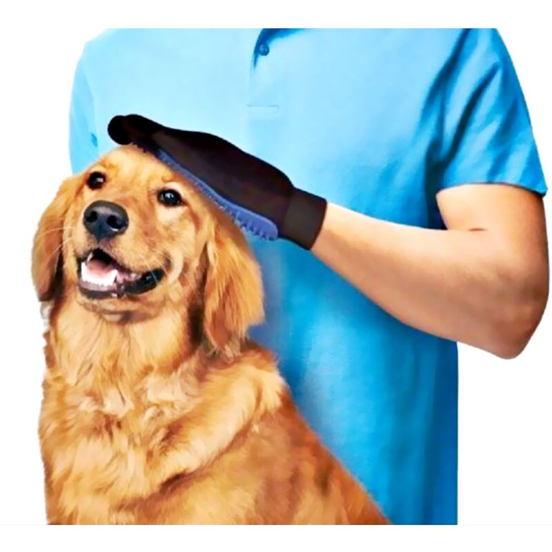 Einzel rechte Hand hundesalon handschuh, um pinsel Schlecht handschuh fünf Finger Massage lecken katze zu kamm haar entfernung schmutz hund dusche