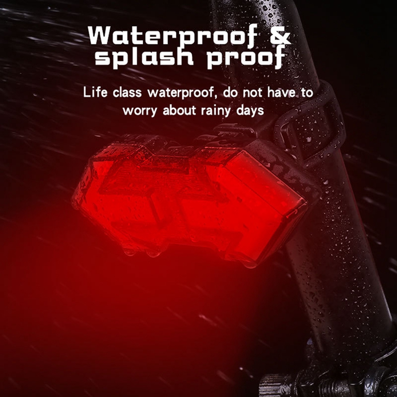 Fiets Afstandsbediening Steering Achterlicht Usb Oplaadbare Mountainbike Waarschuwing Achterlicht