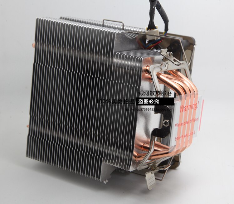 Avc 4 Koperen Buis Radiator, 12Cm Fan, Ondersteunende 775 1151 1156 1155 1150 Amd Platform