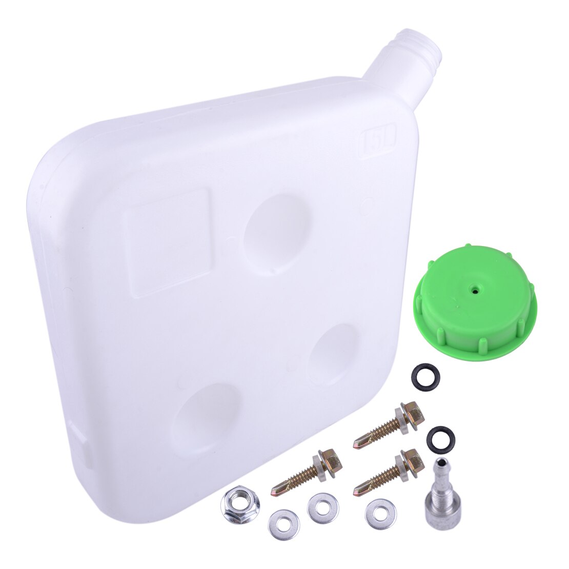 Universal 15L Plastic Fuel Oil Gasoline Tank Storge Car Truck Air Diesel Parking Heater 40x40x9 cm White