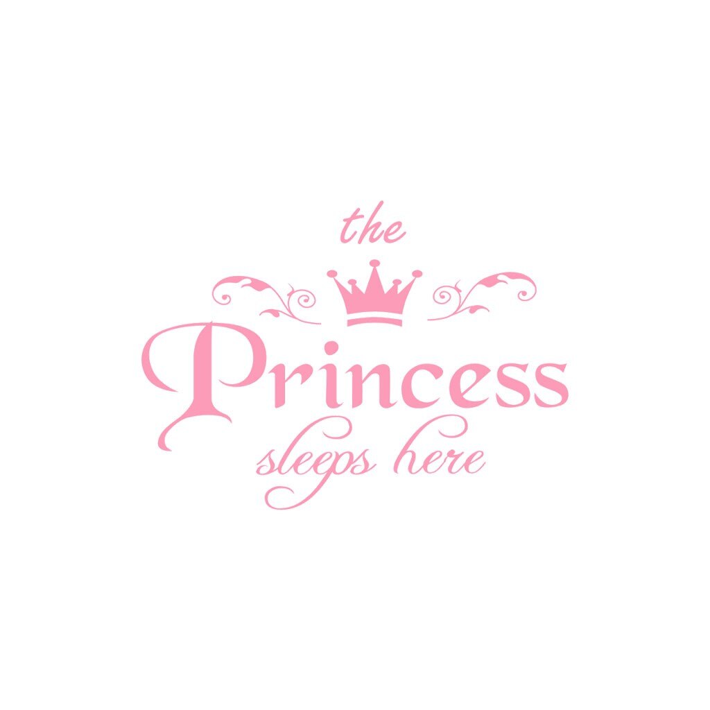 The Princess Decal Wall Sticker For Baby Girls Living Room Bedroom Vinyl Carving Wall Decal Poster Wallpaper DIY Home Decro