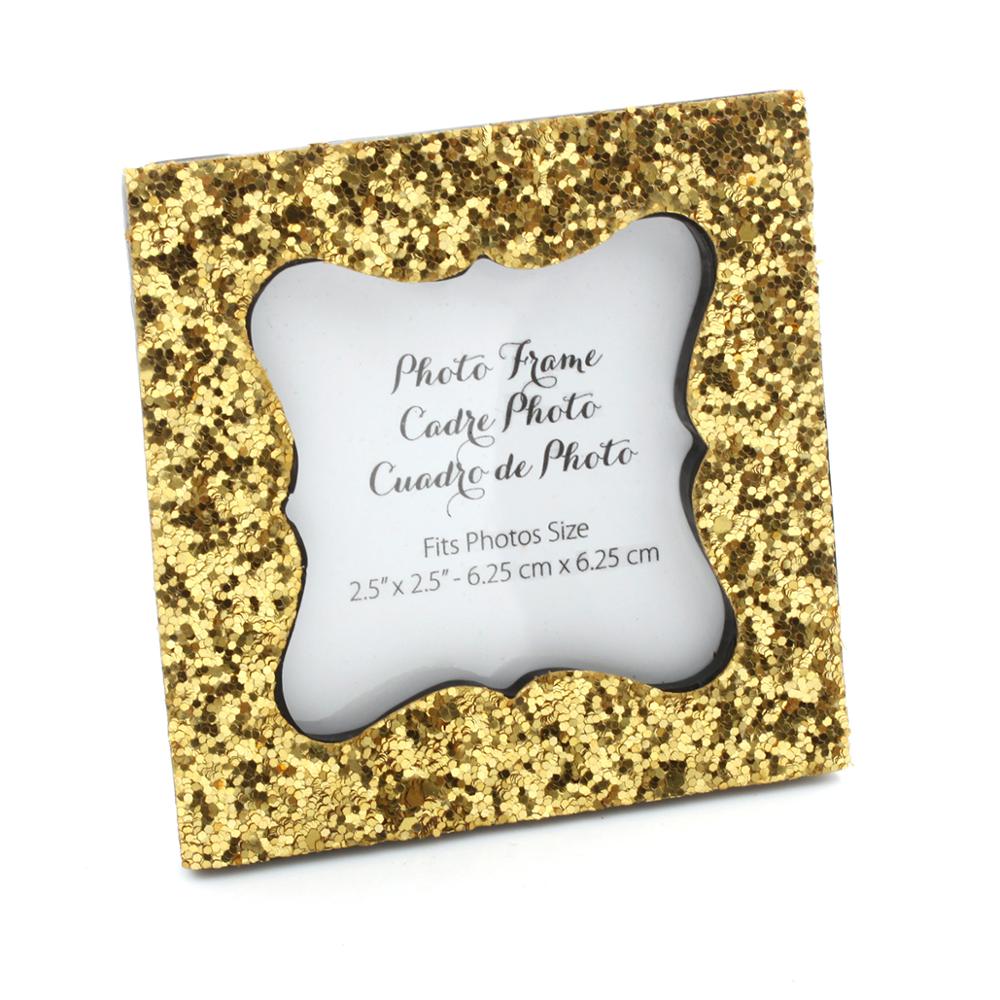 12 Carta del posto Cornici per Foto di Nozze cornice Segnaposto Titolari Vintage ▾ Oro Argento Da Tavolo Numero cornici bambino Showe Bomboniere E Ricordini: oro glitter