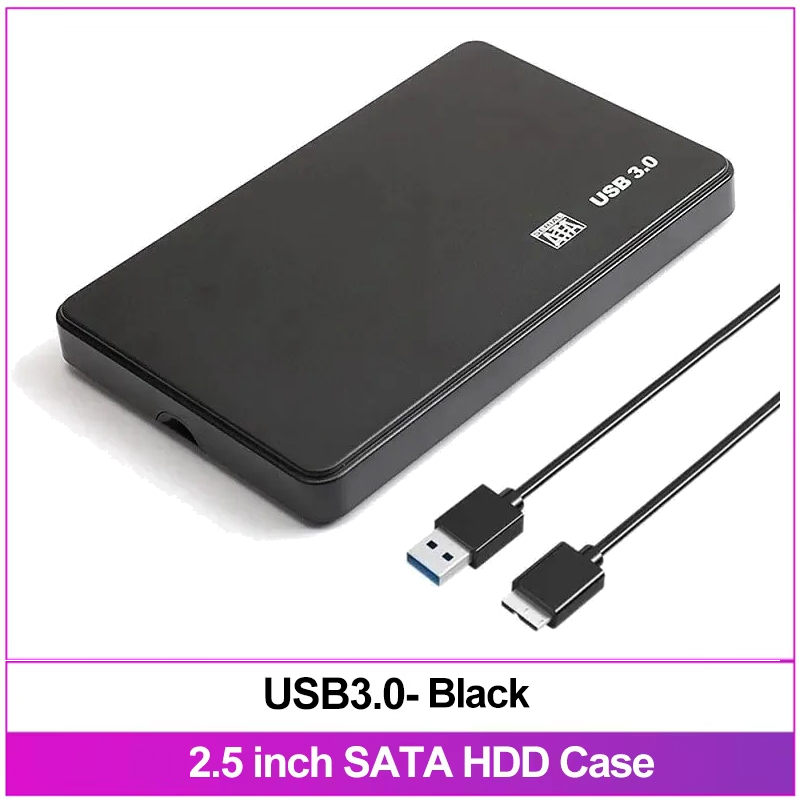3.5/2.5 inch HDD Case USB 3.0 naar SATA Externe Harde Schijf Reader Ondersteuning 12TB Harde Schijf Behuizing Hoge snelheid Adapter voor Laptop: Blauw