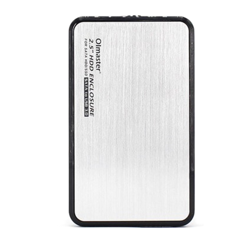 Olmaster 2.5 Inch SSD Notebook Hard Drive Box SATA External USB 3.0 8TB High-speed Transmission Hard-disk Enclosure