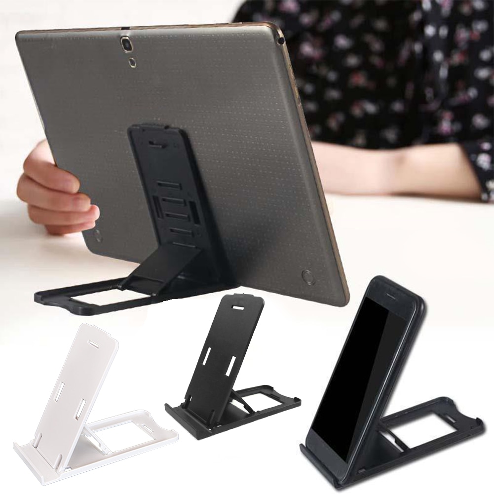 Rectangle Shape Foldable Adjustable Angle Multifunctional Mount Holder Tablet Stand Easy Use Universal Home Desk Accessories