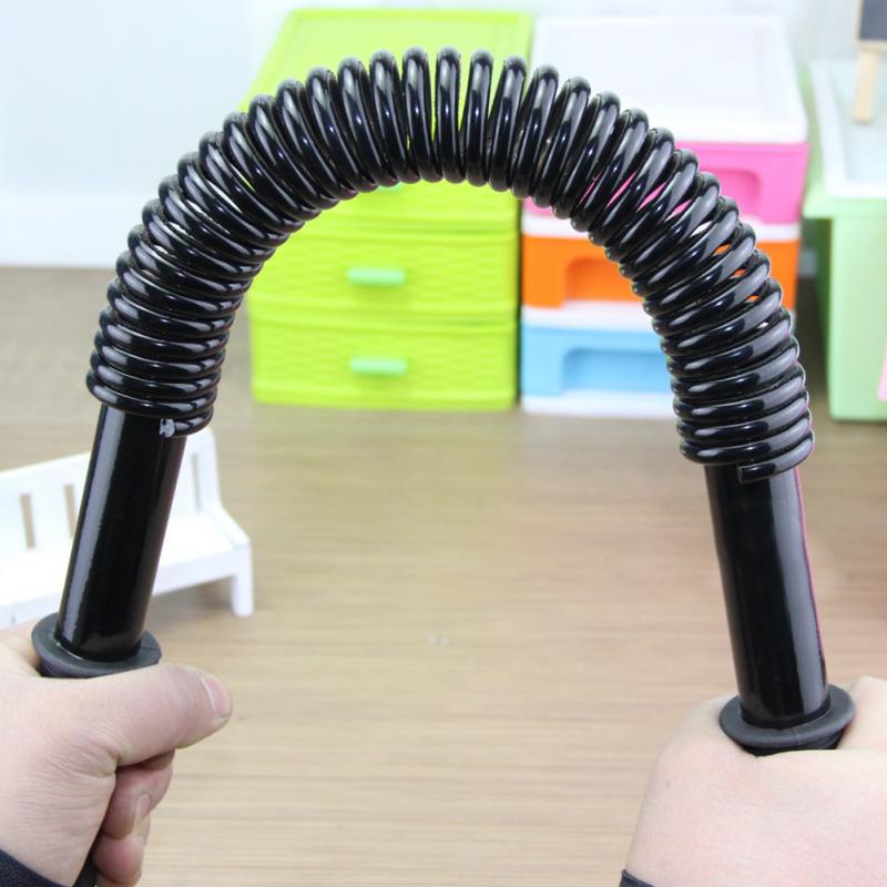 20KG Arm Rod Spring Steel Exerciser Power Wrist Hand Gripper Strengths Arm Rod Fitness Equipment Chest Expansion Device