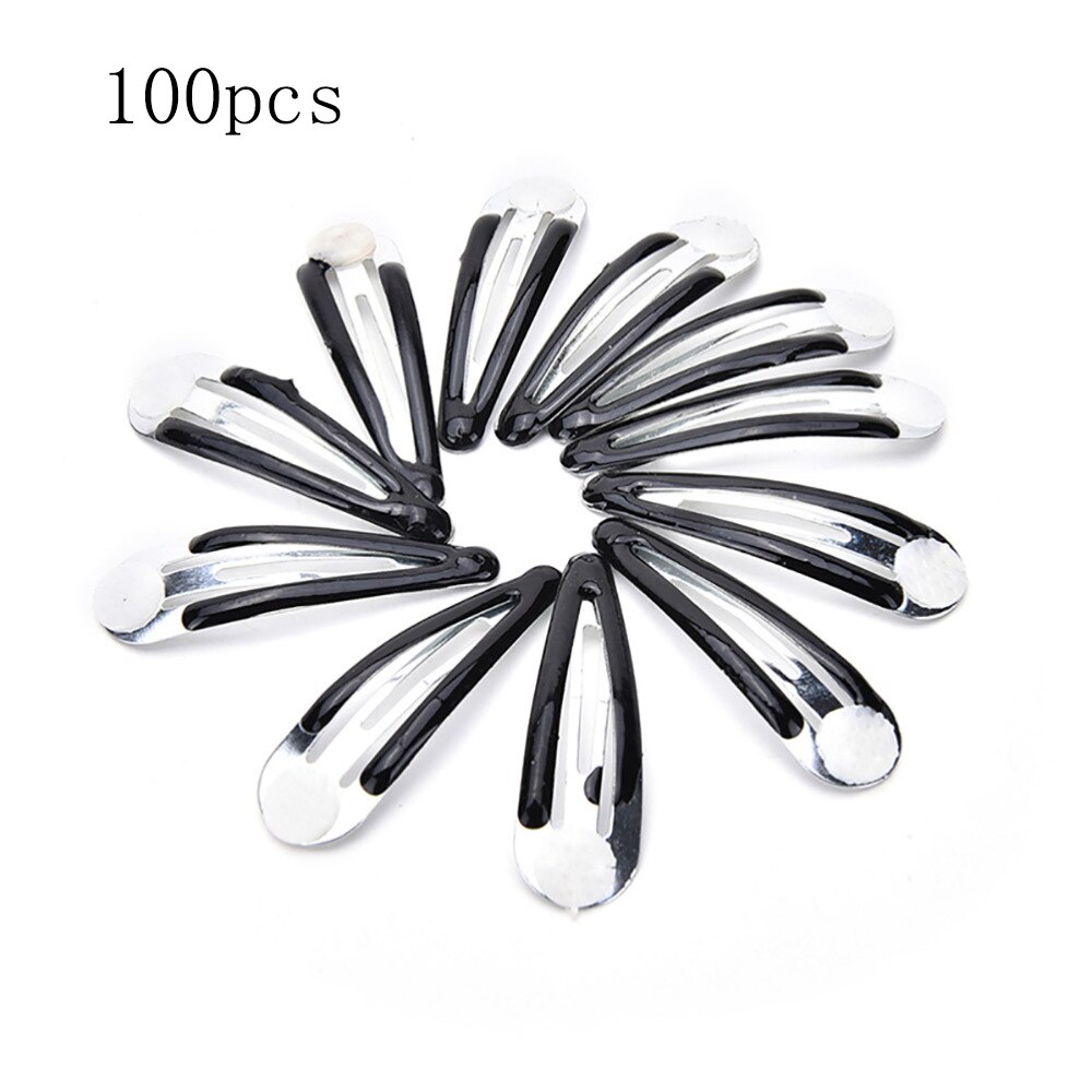 100 Stck Baby Mädchen DIY Haar Zubehör Metall Haar Clips Haar Stift Für freundlicher freundlicher 4.7*1,3 cm