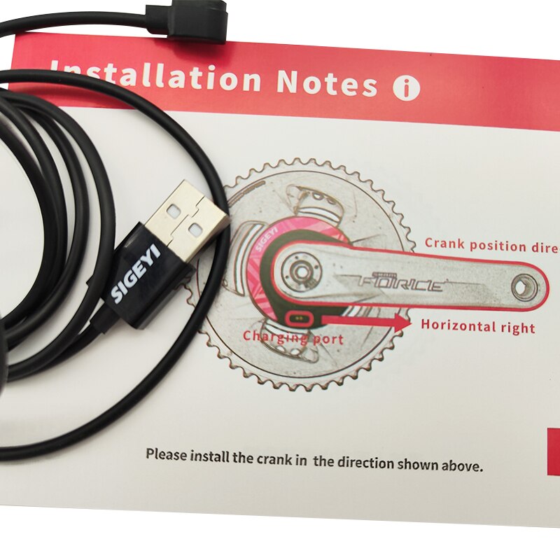 SIGEYI AXO Power Meter Original Magnetic Charging Cable Bike Crank Multifunction Super Long Charging Cable Bicycle Accessories