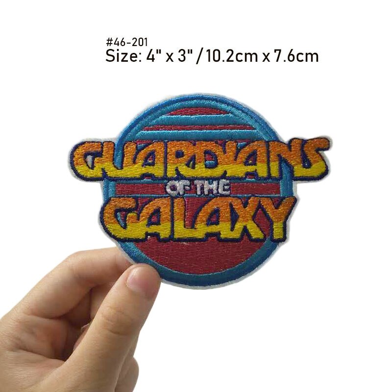 Stargate SG-1 Atlantis Team Guardians of the Galaxy Ravagers Star-Lord Guardians of the Galaxy Rocket Raccoon I Bite iron patch: Gun Metal