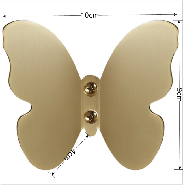 Badkamer Messing Muur Haak Jas Handdoek Haken Voor Badkamer Goud Koper Keuken Haak Kleding Haak JM210: C 1pcs