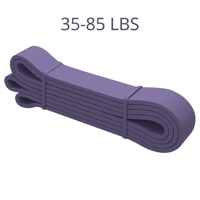 Widerstand Band 208cm Lange ÜSpund Bands für Sport ziehen hoch Yoga strecken Expander Schleife Fitness Band Ausbildung Elastische Gummi Gummi: Violett