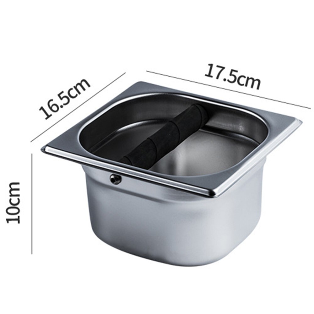Coffee Knock Box Espresso Container Recycle Holder Grind Coffee Bean Box Coffee Set With Stainless Steel Coffee Powder