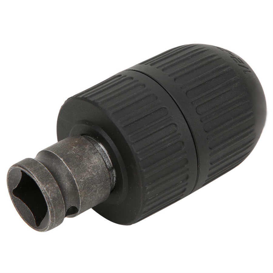 1/2in Hex Shank Adapter Converter Handheld Electric Drill Chuck 2-13mm Clamping Range 1/2-20UNF Thread