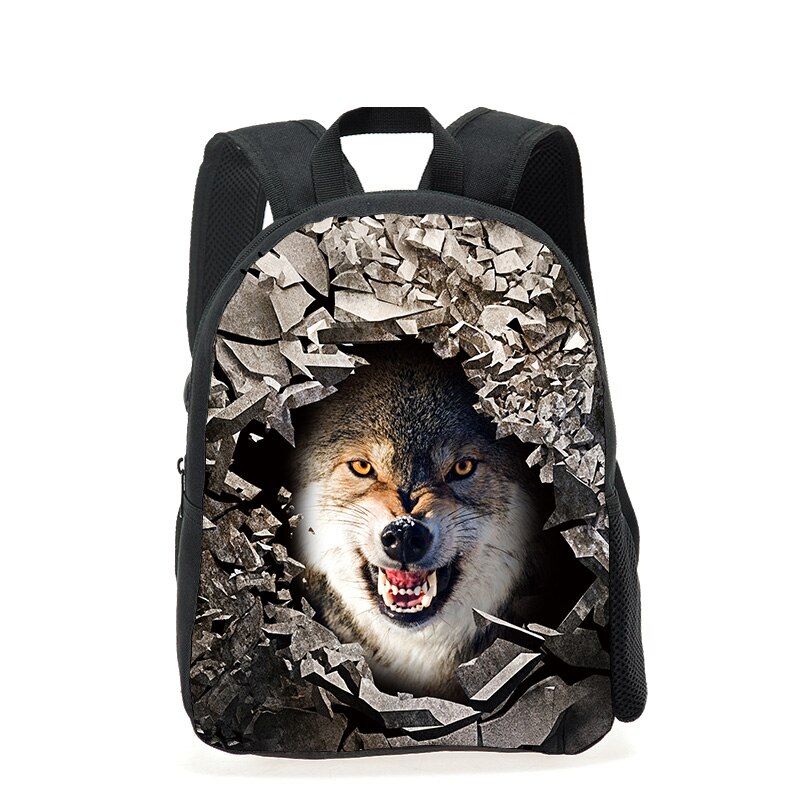 Fajne 12 cal Dzieci Plecaki 3D Zwierząt żyrafa Druku Plecak Szkolny dla Dziewczynek mini Torby Plecak Dla Dzieci Chłopcy Przedszkole