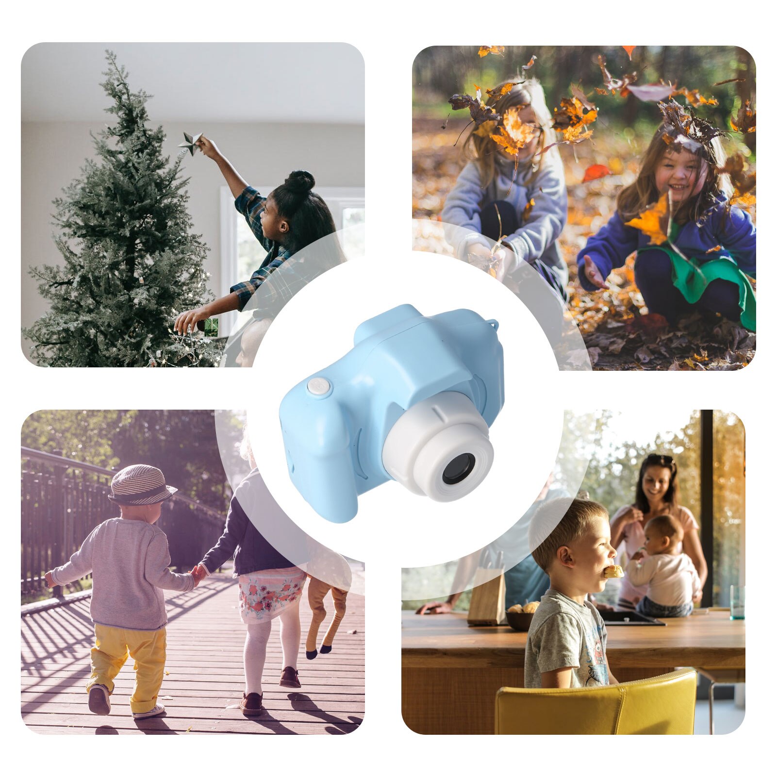 Minicámara de vídeo para niños, cámara Digital HD para estudiantes, de cumpleaños, cámara de cartón