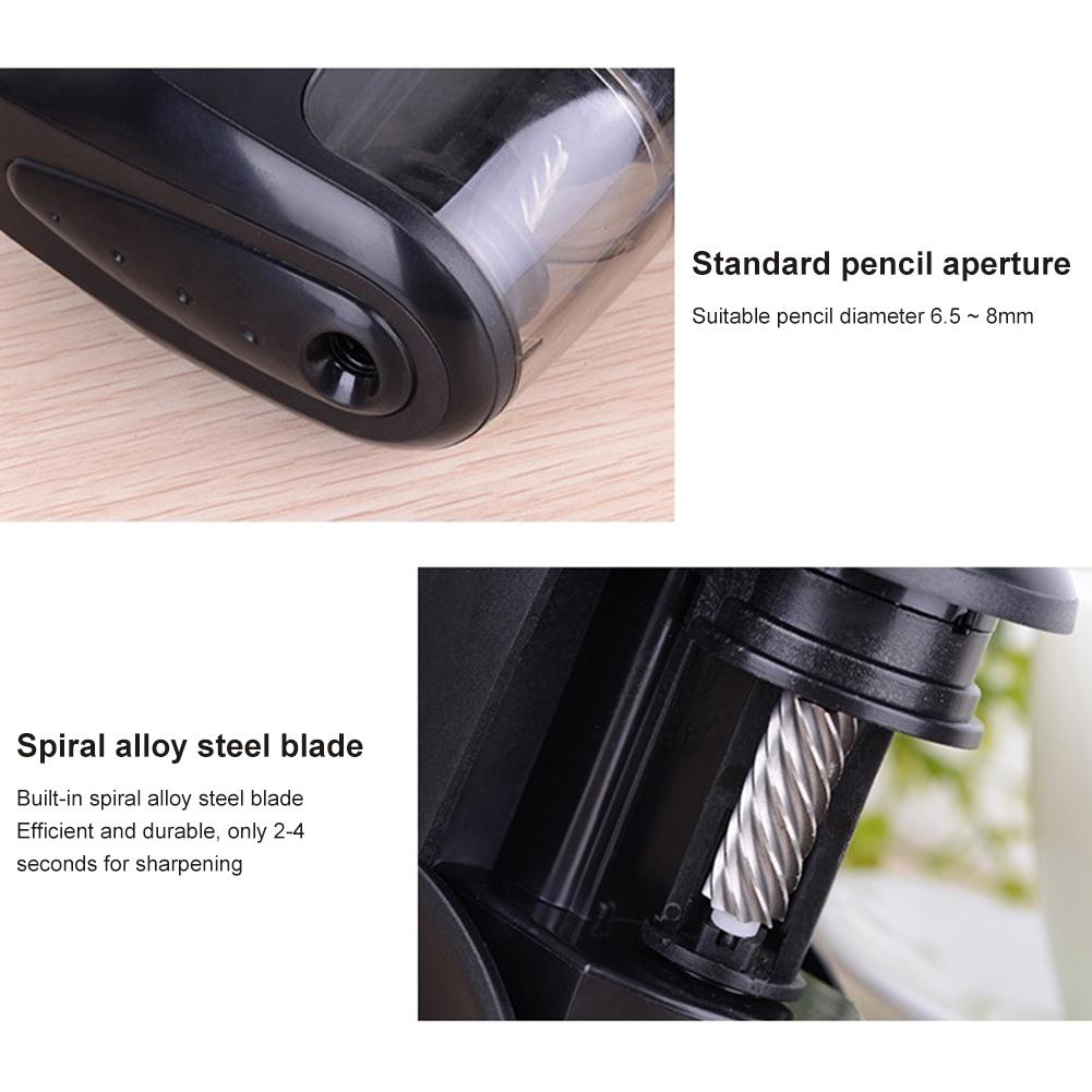 Electric Pencil Sharpener School Sharpener Stationery Items for Kids Adults Student Back to School Electric Knife Sharpener