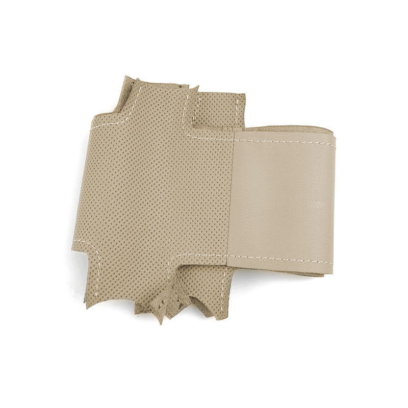 Auto Interieur Stuurwiel Microfiber Geperforeerd Lederen Bekleding Accessoires Voor Bmw X3 E83 2005 2006 2007: WHITE