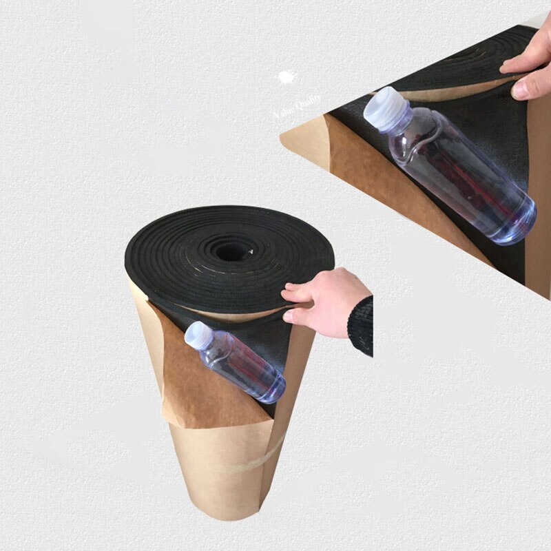 Auto pakettiauto äänieristys vaimennus eristys vaahto 30 x 50cm musta kumi palonkestävä ei-saasteet eristys vaimennustarvikkeet