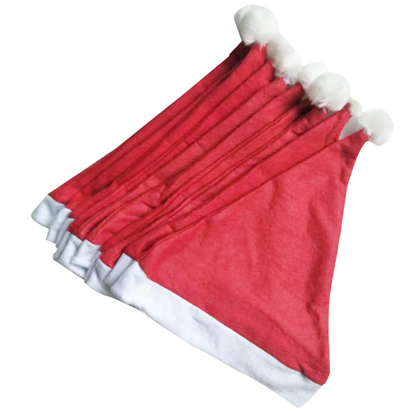 10 Stks/partij Kinderen Volwassen Kerst Hoeden Kerst Party Hoeden