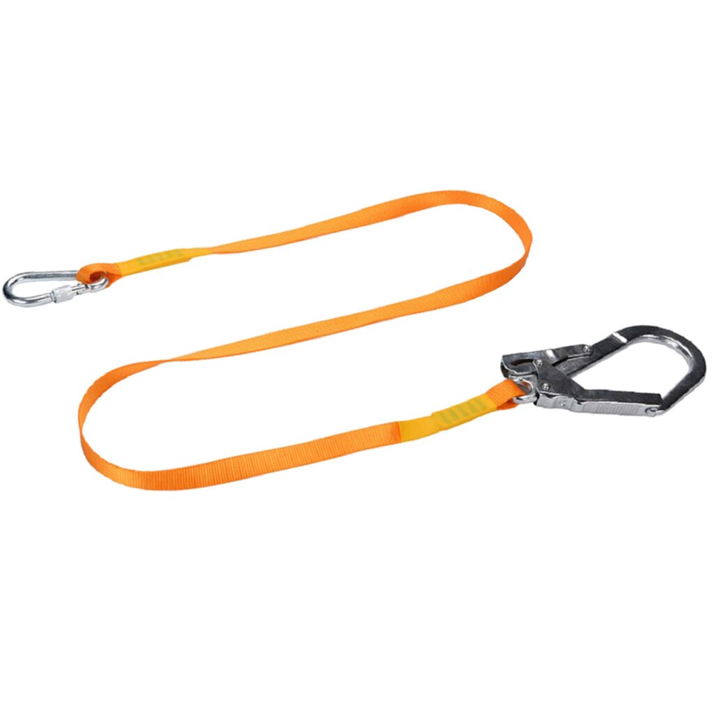 22KN Safety Harness Lanyard Strap Fall Protection Aerial Rock Tree Climbing