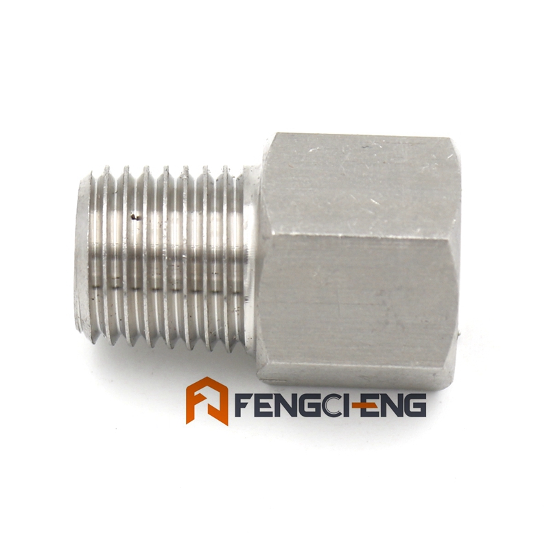 Stainless Flare Fitting - Female Flare (1/4 FFL) x 1/4" MPT Brewer Hardware