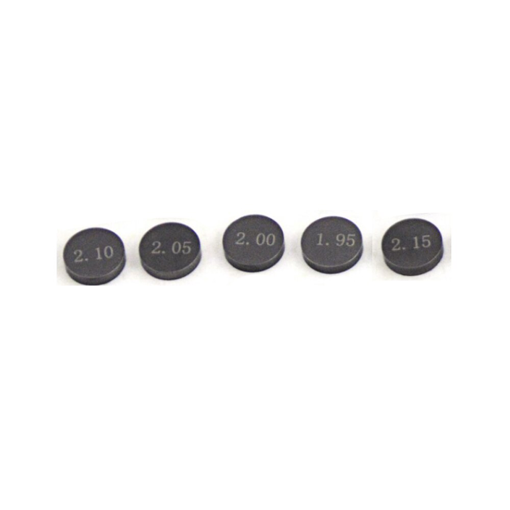 5pc 9.48mm Motorrad einstellbar Ventil Shim Dichtung Pad Pro KAWASAKI ZX1100 Ninja ZX-11 ZX11 ZX1200 ZX12R ZX-12R ZX 1100 1200 12R: 5Stck 1.95-2.15