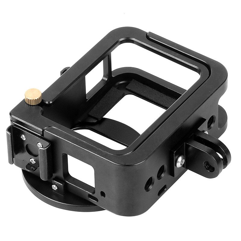 CNC Aluminum Alloy Housing Shell Case Protective Cage with Lens Cover & Filter & Filter Adapter for GoPro Hero 8