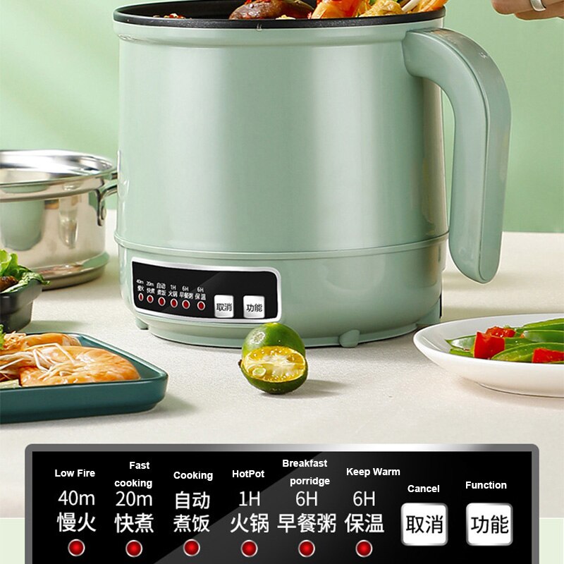 110V/220V Mini Rice Cooker Electric Cooking Machine Single/Double Layer Available Pot Multi Electric Electric Grill