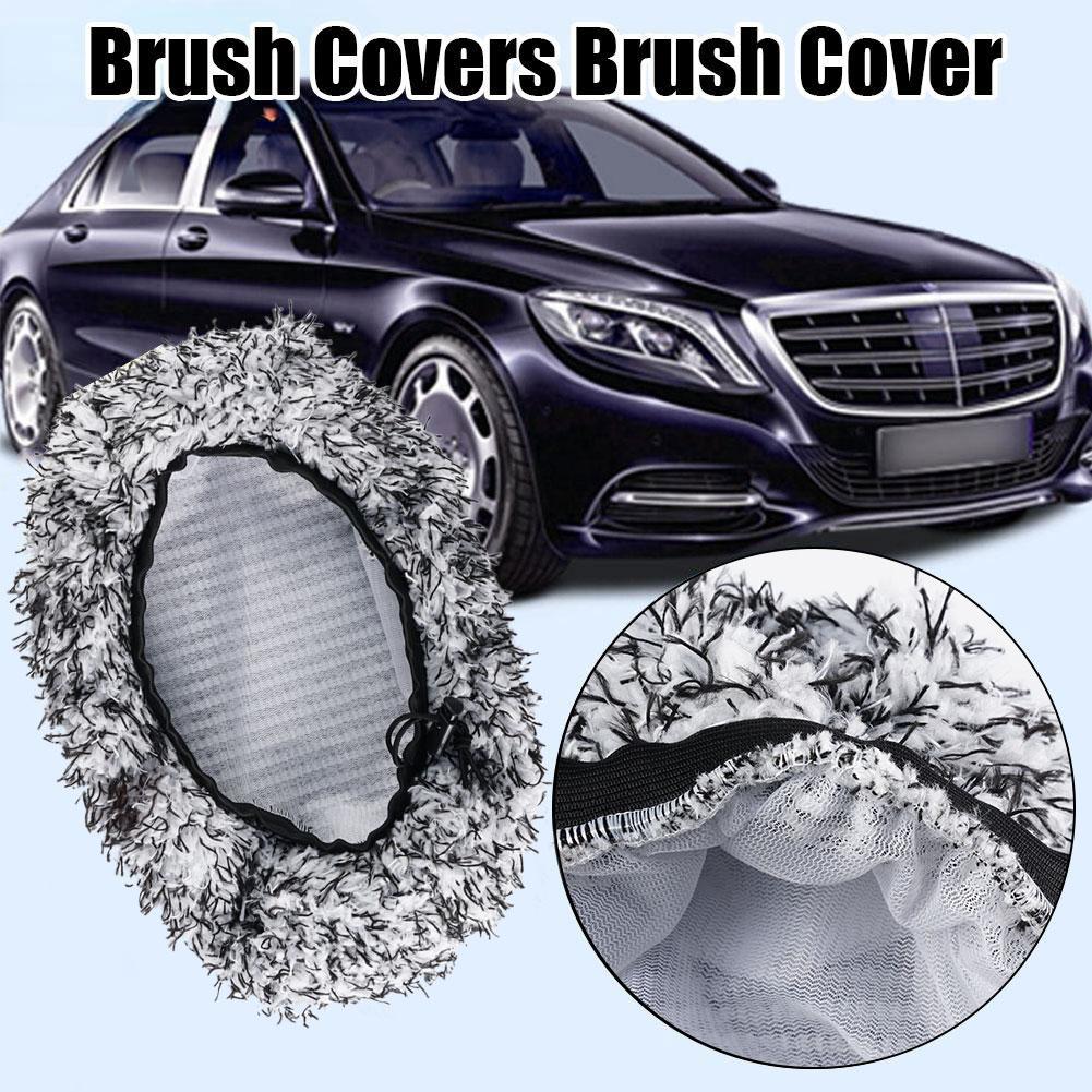 Lange steel waterborstelkop Chenille Cover Mop vervanging auto huishoudelijke schoonmaakmop doek cover voor auto verfraaien borstel cover