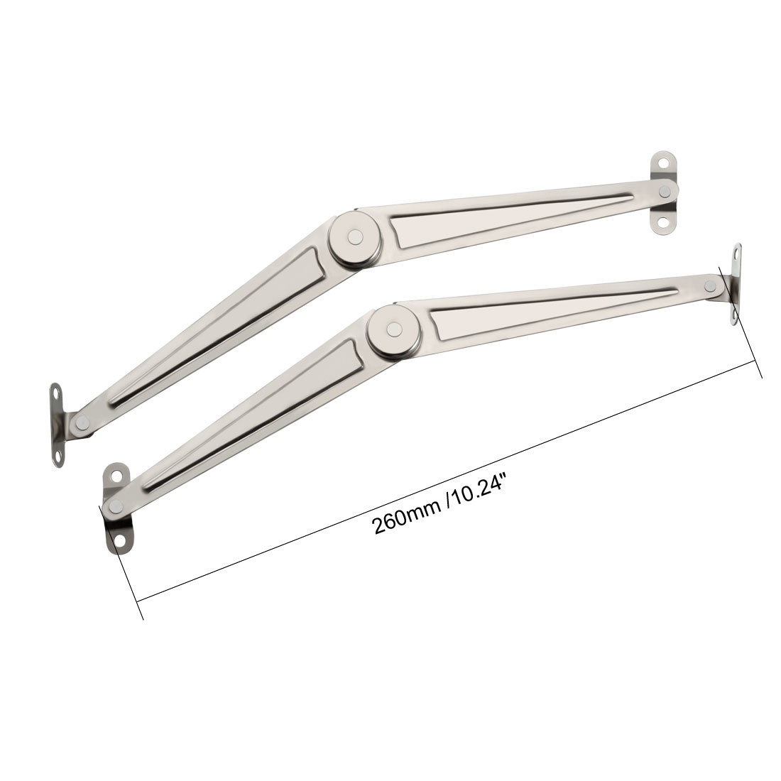 Scharnier, 2 stks/set 80 graden verende kast deur lift up stay flap top ondersteuning keukenkast