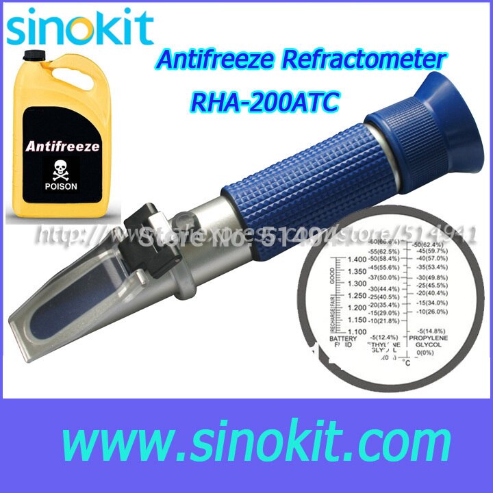 batterie/antigel réfractomètre bleu poignée RHA-200ATC