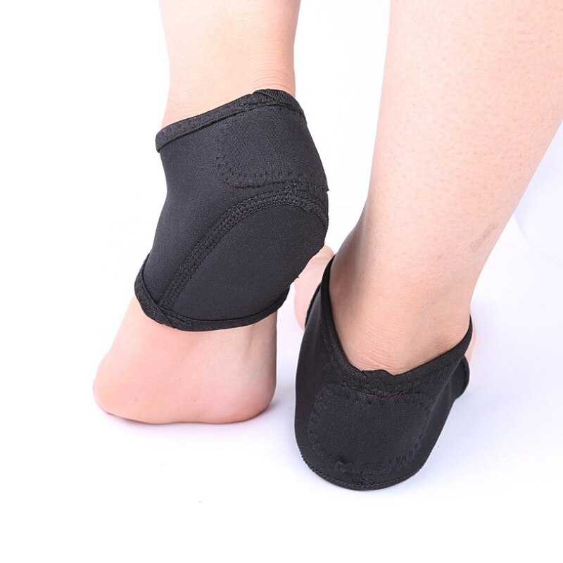 Men women heel protector sports heel pad shock absorption cushion achilles spur pain massaging inserts shoes pad