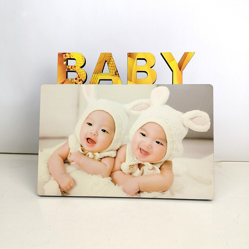 4 stk/parti sublimeringsemner mdf fotoplate tag utskrift sublimering blekkoverføring utskrift diy 180*150*5mm