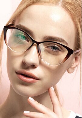 DRESSUUP Frame Glasses Women Cat Eye Glasses Woman Classic Optical Vintage Glasses Frame Eyeglasses Oculos Gafas: C1
