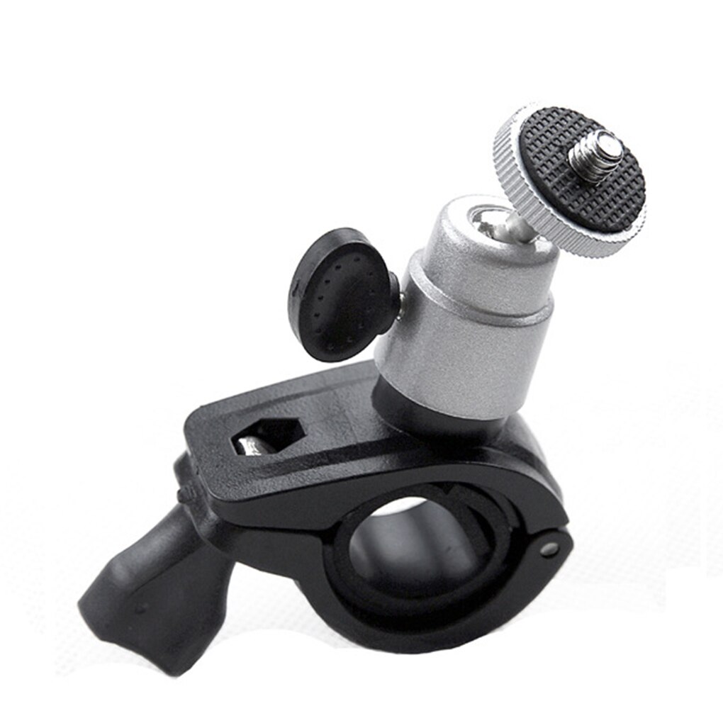 Aluminum Alloy Camera Mount Bike Motorbike Front Bar Handlebar Camera Support Rack 360 Degree Rotation Stand