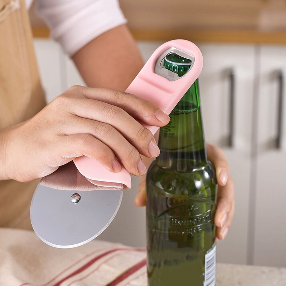 Dual-use Pizza Cutter Pizza Cutting Wheel Sharping Pizza Wheel Slicer for Kitchen