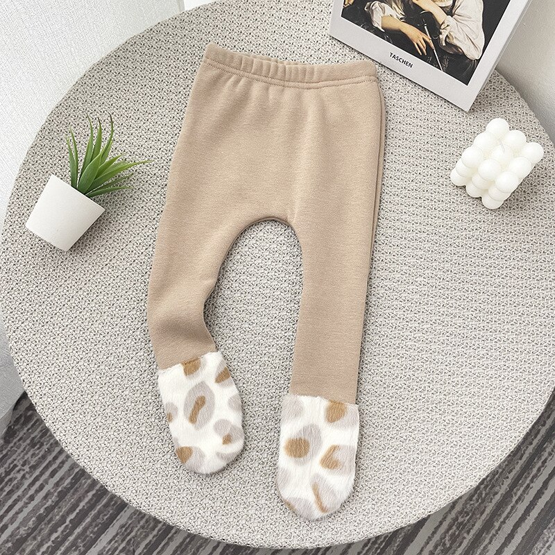 0-3year Pasgeboren Baby Broek Katoenen Broek Voor Baby Meisjes Jongens Kleding Luipaard Baby Footies Broek