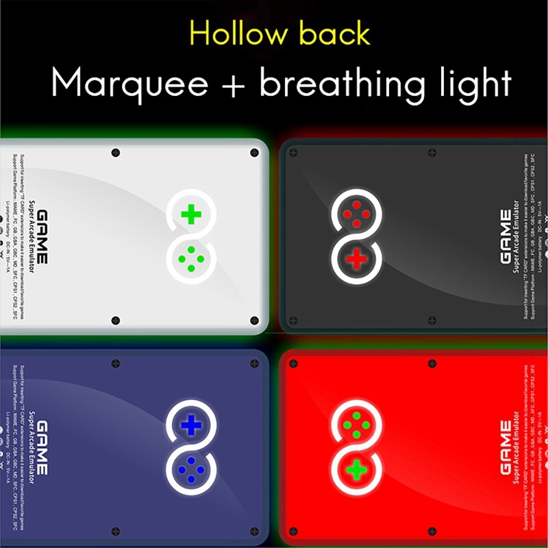 Consola de juegos M3S con más de 1500 juegos, consola de juegos Retro de 16 bits, Mini juego portátil con tarjeta TFCard para para niños