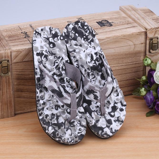 Men Slippers Men Shoes Camouflage Mens Shoes Flip Flops Beach Outdoor Home Slippers Zapatos De Hombre Обувь Мужская Тапочки