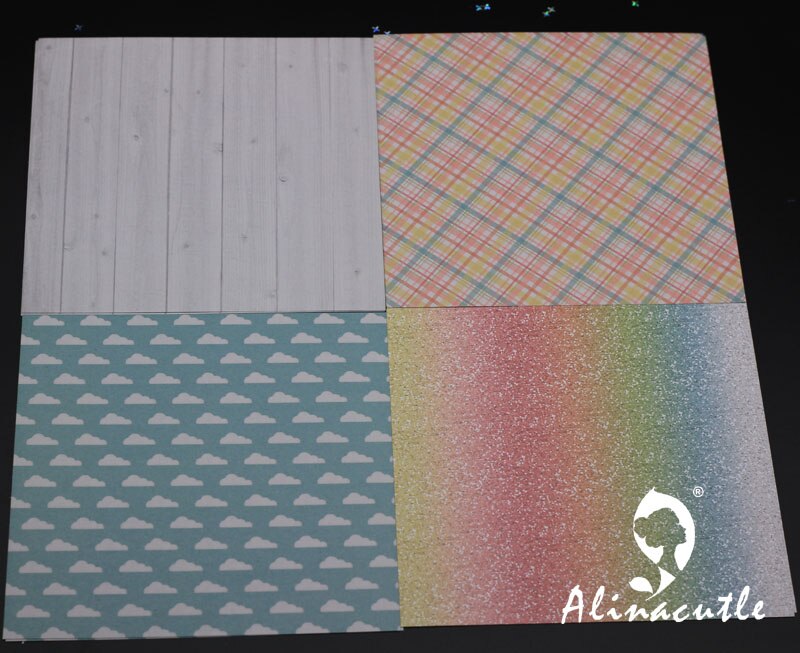 AlinaCraft 24 sheets 6"X6" patterned paper hoppy day Scrapbooking paper pack handmade craft paper craft Background pad