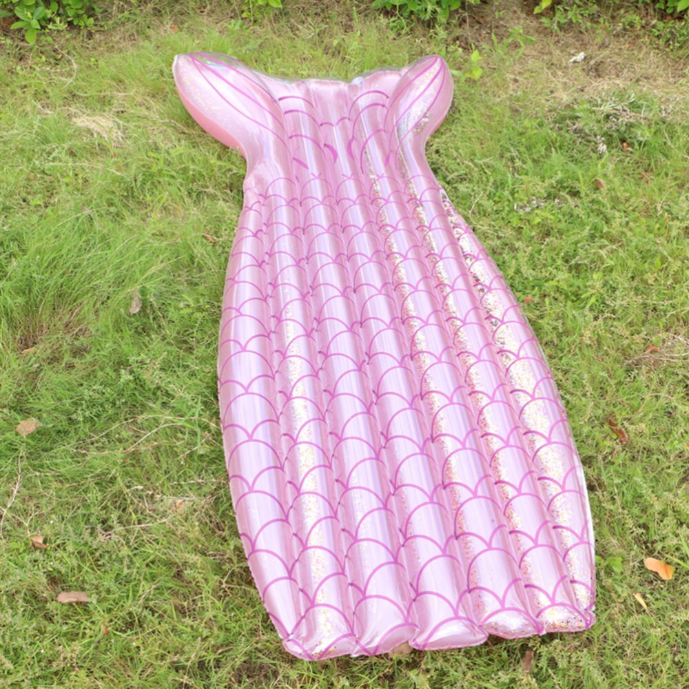 1PC Fish Tail Shape Float Bed Inflatable Floating Bed for Girls Students