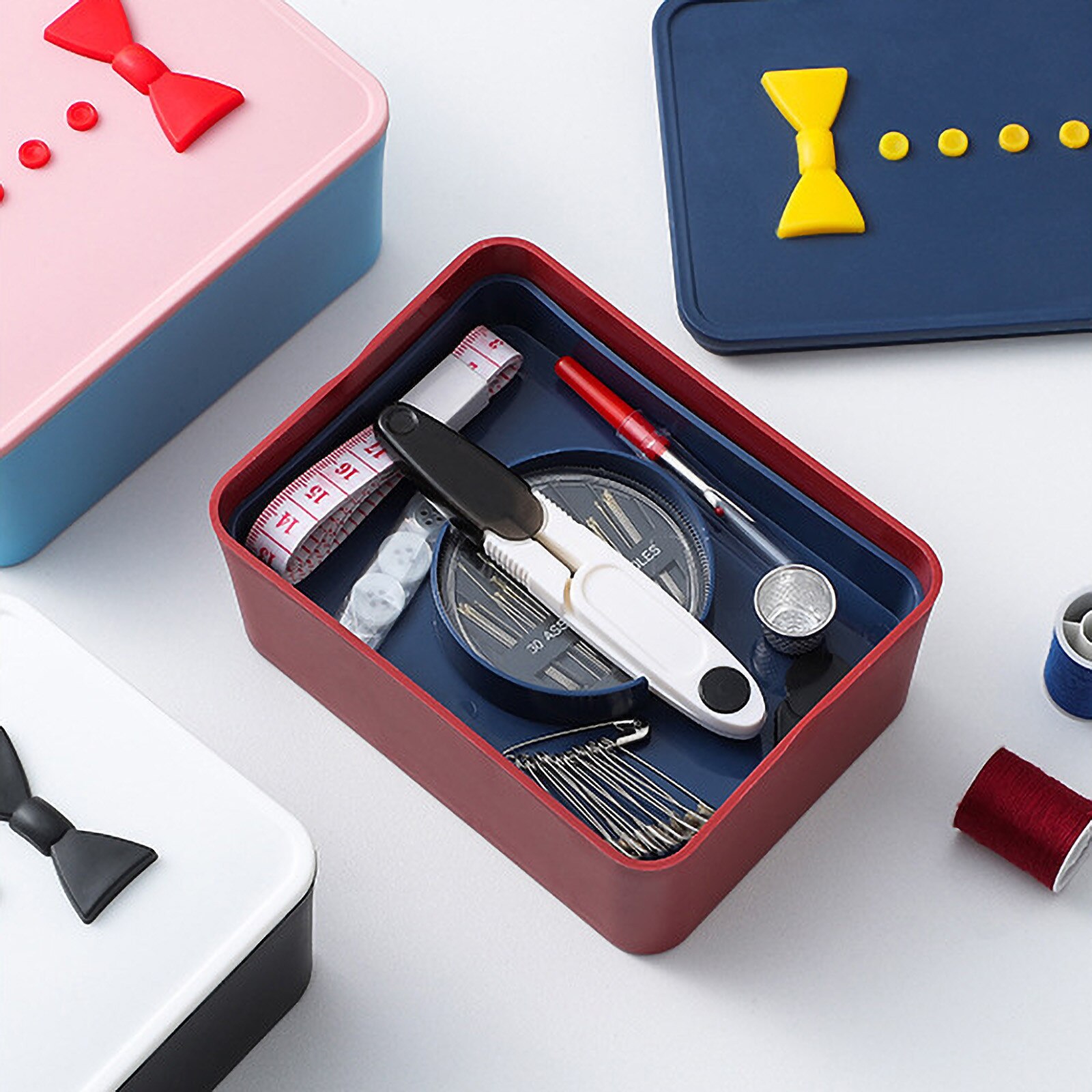 High-End Multifunctionele Naaidoos Huishoudelijke Draagbare Mini Hotel Reizen Naaien Box Set Voor Thuis Handige Benodigdheden #40