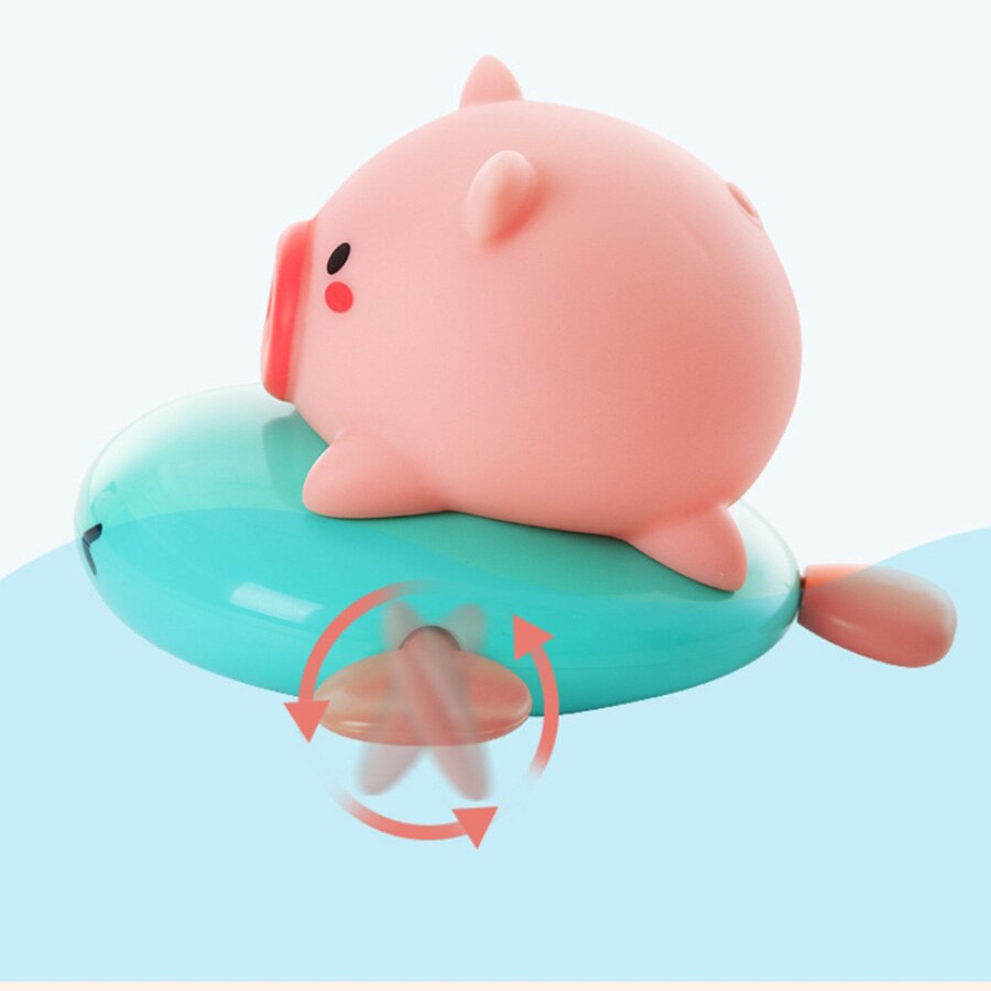 1 Pc Bad Toy Leuke Cartoon Dier Klassieke Baby Water Speelgoed Bad Drijvende Water Klassieke Speelgoed Knorretje Vis