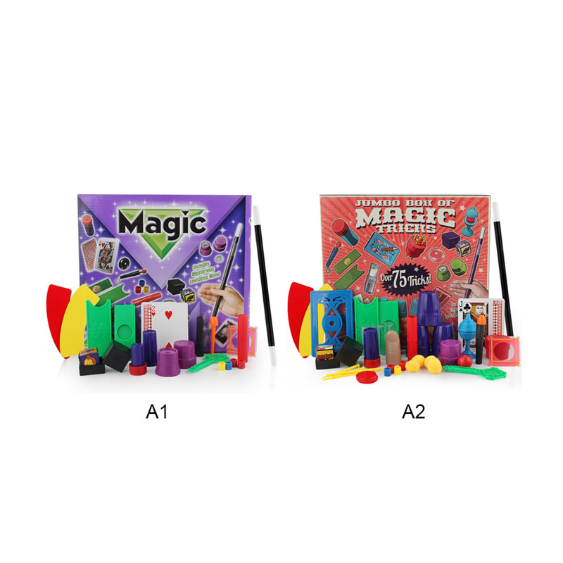 Children's Educational Magic Prop Toy Close-up Stage Magic Props Set Big Box Adult Children Magic Toy