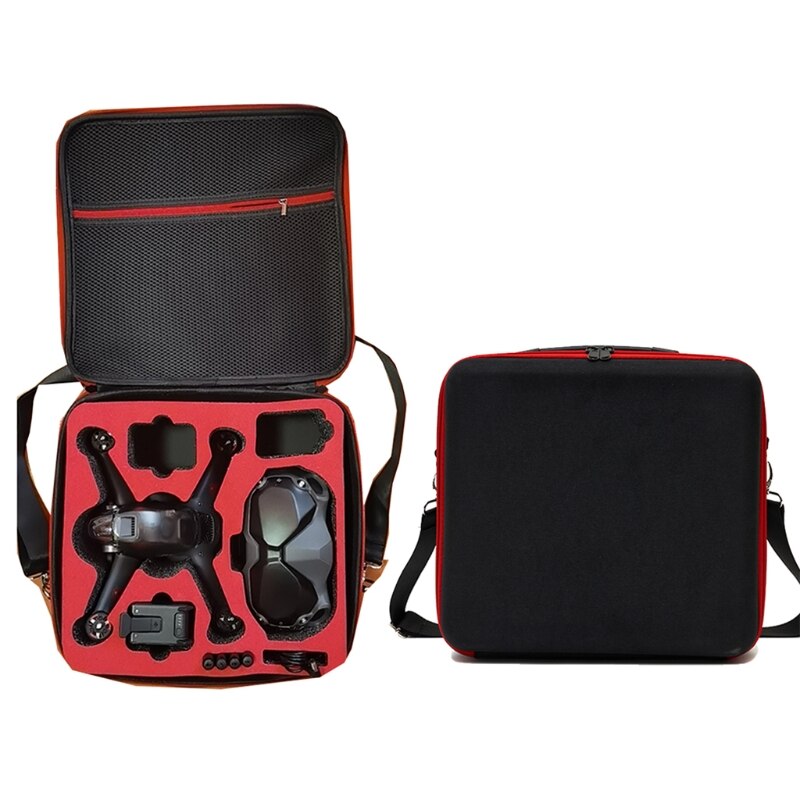 Stoßfest Wasserdichte Nylon Lagerung Tasche Reise Durchführung fallen Schutzhülle Kasten für D-JI FPV Brille V2/FPV Combo Drohne Zubehör